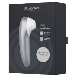 WOMANIZER Pro Druckwellen-Stimulator Silber