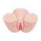 XKIN Bodyforms Vivica Lenore Dual Entry Vibrating Masturbator 3,5 kg Beige