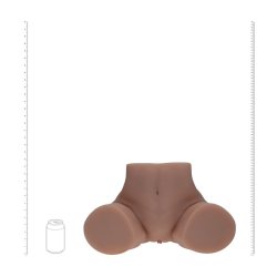 XKIN Bodyforms Clara Vossin Dual Entry Vibrating Masturbator 6,4 kg Braun