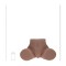 XKIN Bodyforms Clara Vossin Dual Entry Vibrating Masturbator 6,4 kg Braun