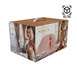 XKIN Bodyforms Mia Hart Dual Entry Vibrating Masturbator...