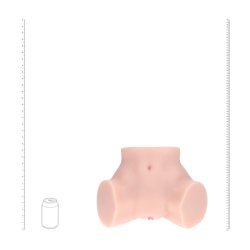 XKIN Bodyforms Bree Knox Dual Entry Vibrating Masturbator 4,2 kg Beige