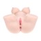 XKIN Bodyforms Aveline Luxe Dual Entry Vibrating Masturbator 14 kg Beige