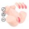 XKIN Bodyforms Ava Monroe Dual Entry Vibrating Masturbator mit 4 austauschbaren Sleeves 20 kg Beige