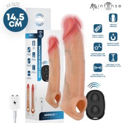 MR INTENSE Arnold Penissleeve mit Vibration & Fernbedienung Silikon Medium