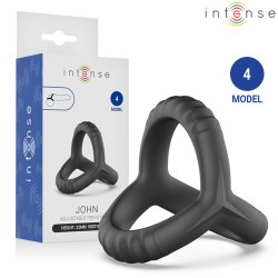 INTENSE John Penis- & Hodenring Modell 4 Schwarz