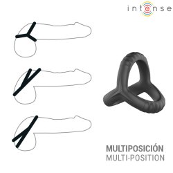 INTENSE John Penis- & Hodenring Modell 4 Schwarz