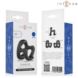 INTENSE Charles Penis- & Hodenring Modell 11 Schwarz
