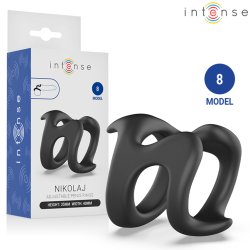 INTENSE Nikolaj Penis- & Hodenring Modell 8 Schwarz