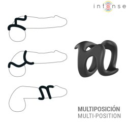 INTENSE Nikolaj Penis- & Hodenring Modell 8 Schwarz