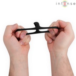 INTENSE Alfie Penis- & Hodenring Modell 6 Schwarz