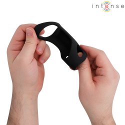 INTENSE Jerome Penis- & Hodenring mit Vibration Modell 12 Schwarz