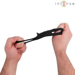 INTENSE Jerome Penis- & Hodenring mit Vibration Modell 12 Schwarz