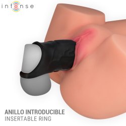 INTENSE Sean Penis- & Hodenring mit Vibration Modell 13 Schwarz