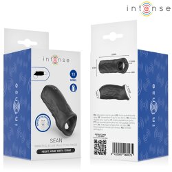 INTENSE Sean Penis- & Hodenring mit Vibration Modell 13 Schwarz