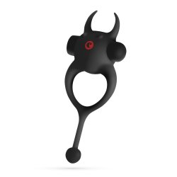 CRUSHIOUS Daemon Penisring mit Vibration Schwarz