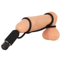 YOU 2 TOYS Vibrierender Penisplug mit Eichel-, Penis- & Hodenring Schwarz