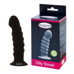 MALESATION Olly Silikon Dildo Small Schwarz