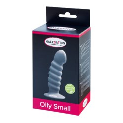 MALESATION Olly Silikon Dildo Small Schwarz