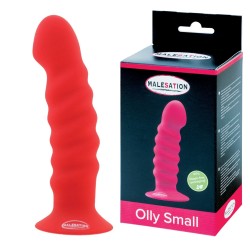 MALESATION Olly Silikon Dildo Small Rot