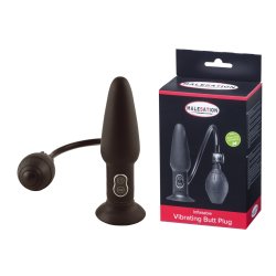 MALESATION Inflatable Vibrating Butt Plug Large