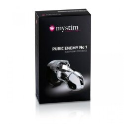 MYSTIM Pubic Enemy Elektro Penisk&auml;fig No 1 aus Kunststoff und Silikon