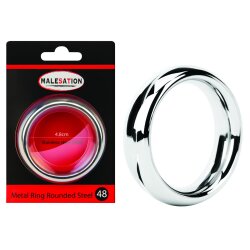 MALESATION Rounded Steel Penisring aus Metall 48mm