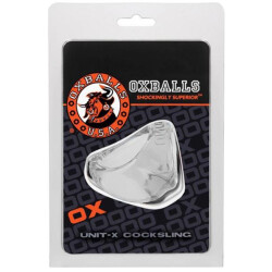 OXBALLS Unit X Penisschlinge mit leichter Hodenstreckung Transparent