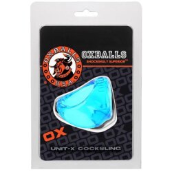 OXBALLS Unit X Penisschlinge mit leichter Hodenstreckung Blau