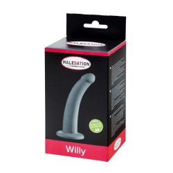 MALESATION Willy Silikon Dildo Schwarz