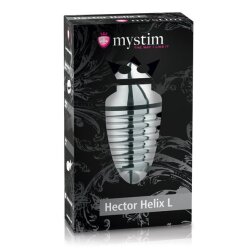 MYSTIM Hector Helix L Elektro Analplug aus medizinischem Aluminium