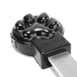 OXBALLS Stay Paddel aus Premium Silikon mit Aluminium Griff schwarz/silbern