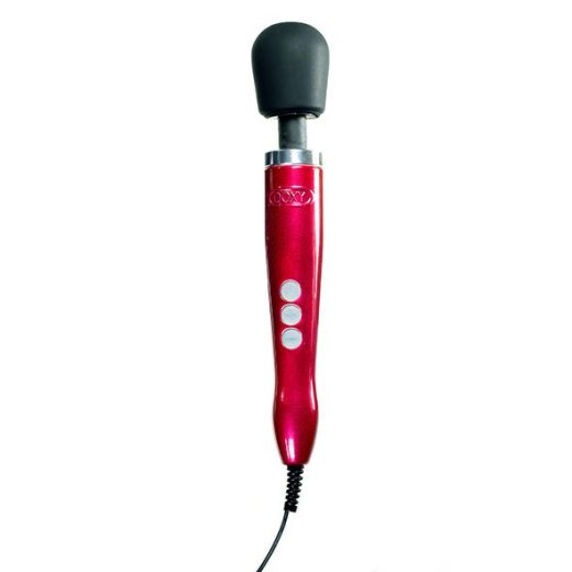 DOXY Die Cast Bodywand Metall Massager mit Kabel Rot