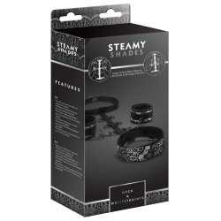 STEAMY SHADES Bondage-Geschirr mit Hals- & Handgelenkfesseln