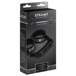 STEAMY SHADES Control Cuffs für Hand- oder Fussgelenke mit Griff