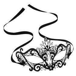 STEAMY SHADES Bling Bling Orgy Mask Schwarz