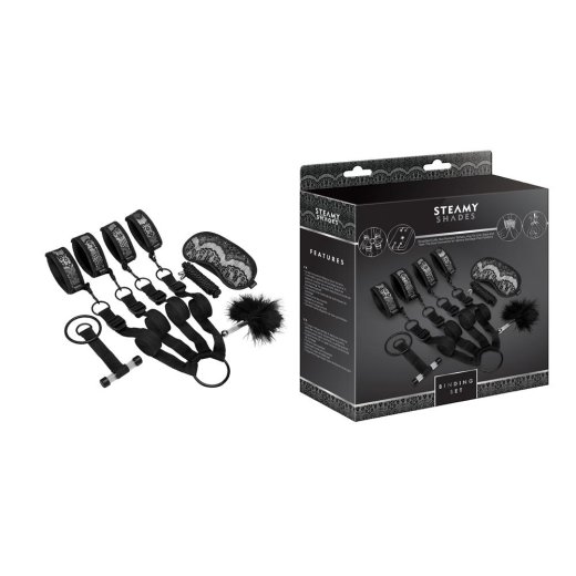 STEAMY SHADES Binding Set mit Bett-Fesselsystem