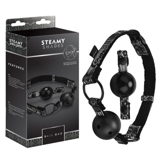 STEAMY SHADES Ball Gag mit Plastik- & Silikonball