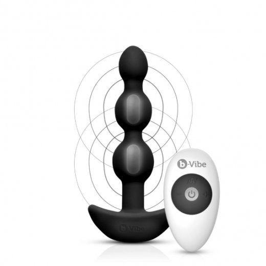 B-VIBE - TRIPLET ANAL BEADS BLACK