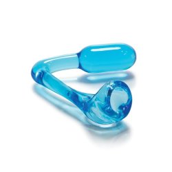 OXBALLS Ass-X Cocksling mit Analplug aus Flex-TPR Eisblau