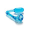 OXBALLS Ass-X Analplug mit Penis- und Hodenring aus FLEX-Silikon ice blue