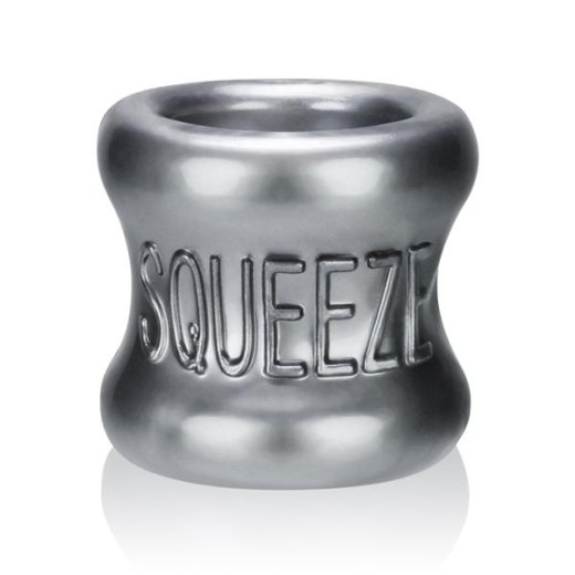 OXBALLS Squeeze Hodenstrecker aus Flex-TPR Stahlgrau