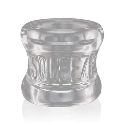 OXBALLS Squeeze Hodenstrecker aus Platinum Silikon  transparent