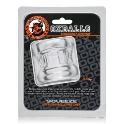 OXBALLS Squeeze Hodenstrecker aus Flex-TPR Transparent