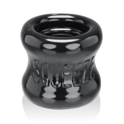OXBALLS Squeeze Hodenstrecker aus Flex-TPR Schwarz