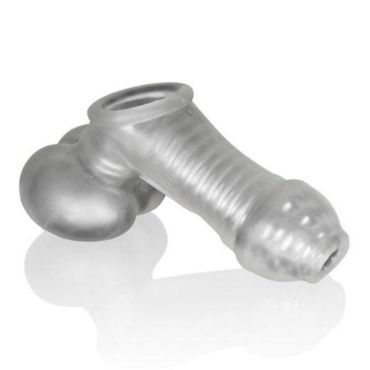 OXBALLS Sackjack Penis- und Hodenhülle aus Flex-TPR Transparent
