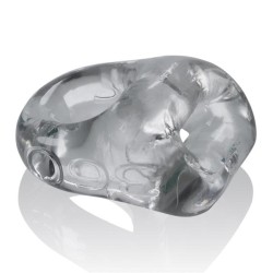 OXBALLS 360 Penisring mit Hodenschlaufe aus Flex-TPR Transparent