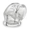 OXBALLS Cocksling-2 Penisring & Hodenstrecker aus Flex-TPR Transparent