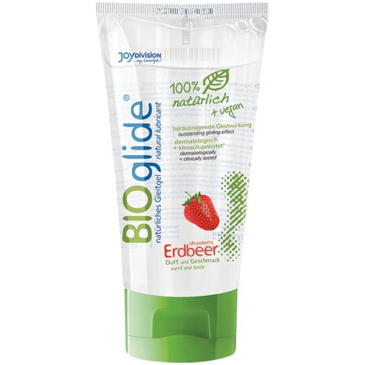 Bio Glide Gleitmittel mir Erdbeer Aroma 80ml