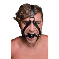 STRICT Kopf-Harness mit Mouth Gag